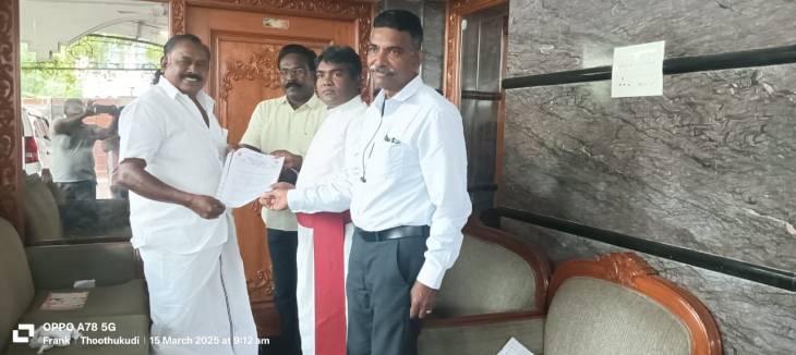 மதுக்கடைகளை மூட சட்ட மன்ற உறுப்பினர் வழியாக ஆதரவு - முன்னாள் அமைச்சரிடம் கோரிக்கை!! 