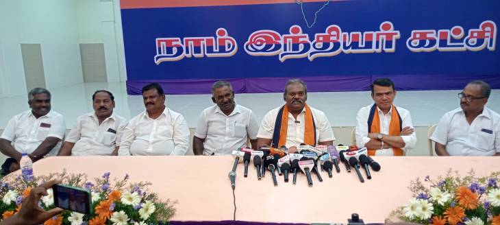தவெக தலைவர் விஜய் கூட்டணிக்கு அழைத்தால் குறித்த நேரத்தில் முடிவு - நாம் இந்தியர் கட்சி தலைவர் என்.பி. ராஜா பெரியசாமி பரபரப்பு பேட்டி!!