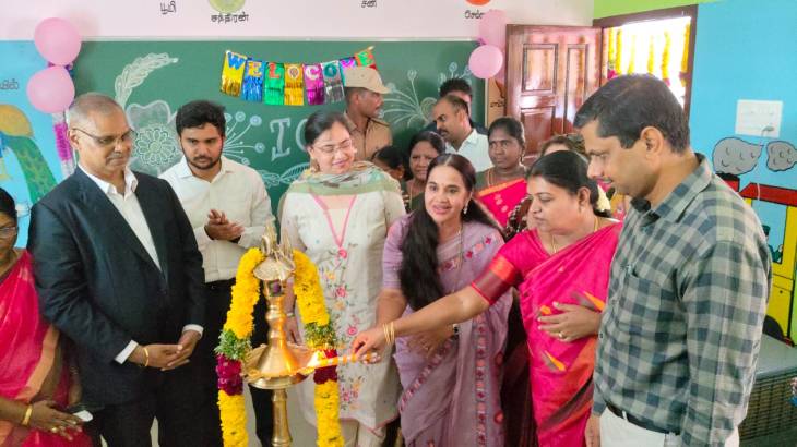 தூத்துக்குடியில் புதிதாக கட்டப்பட்டுள்ள அங்கன்வாடி மையங்களை அமைச்சர் கீதா ஜீவன் திறந்து வைத்தார்!!