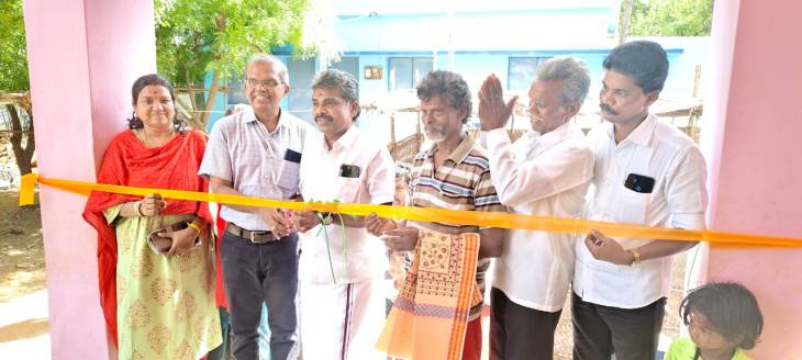 தெற்கு பரும்பூர் கிராமத்தில் சட்டமன்ற தொகுதி மேம்பாட்டு திட்டத்தின் கீழ் ரூபாய் 10 லட்சம் மதிப்பீட்டில் கலையரங்கம் - தொகுதி எம்.எல்.ஏ. சண்முகையா திறந்து வைத்தார்!!