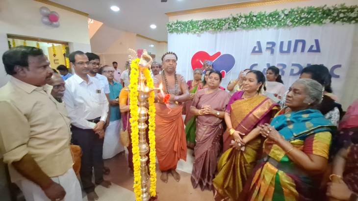 தூத்துக்குடியில் அருணா  கார்டியாக் கேர் திறப்பு விழா - அமைச்சர், மேயர் பங்கேற்பு!!