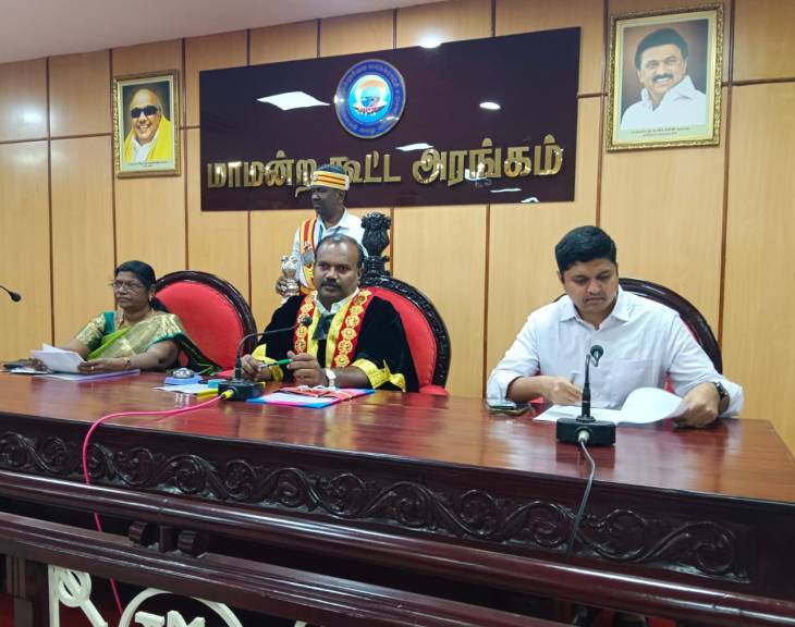 எல்லோருக்குமான ஆட்சியில் மாநகரட்சி வளா்ச்சிக்கு அனைவரும் ஒத்துழைக்க வேண்டும் மேயர் ஜெகன்பொியசாமி உருக்கமான பேச்சு!!
