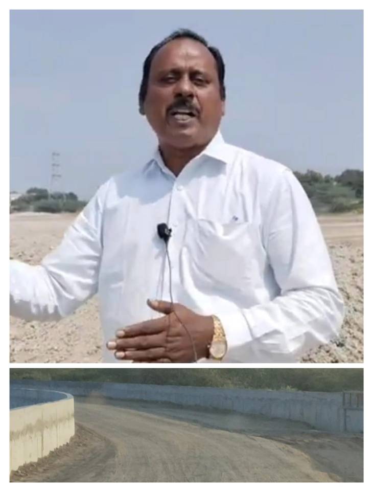 தூத்துக்குடி மாவட்டம் வைப்பார் பஞ்சாயத்து கலைஞானபுரம் கிராமத்தில் சிப்காட் மூலம் தரம் இல்லாத சாலை அமைக்கப்பட்டு வருகிறது - தமிழ்நாடு மக்கள் நல இயக்கம் புகார்!!