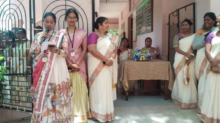 தூத்துக்குடி தூய மரியன்னை கல்லூரியில் ஓணம் பண்டிகை திருநாள் கொண்டாட்டம்!!