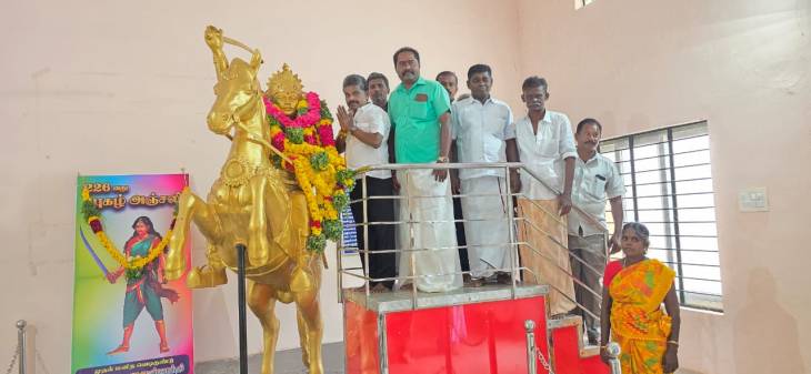 சுதந்திர போராட்ட வீரர் வீரன் சுந்தரலிங்கம் 226 வது நினைவு தினம் - மாலை அணிவித்து எம்எல்ஏ மரியாதை!!