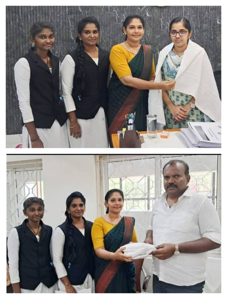 மேயர் ஜெகன் பெரியசாமி, ஆணையர் பிரியங்கா ஐஏஎஸ் ஆகியோரை அருணா தேவி ரமேஷ் பாண்டியன் மரியாதை நிமித்தமாக சந்திப்பு!!