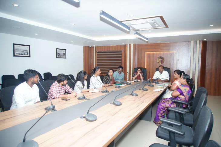 தூத்துக்குடி மாநகராட்சி மத்திய அலுவலகத்தில் மேயர் தலைமையில் கலந்தாய்வு கூட்டம் நடைபெற்றது!!