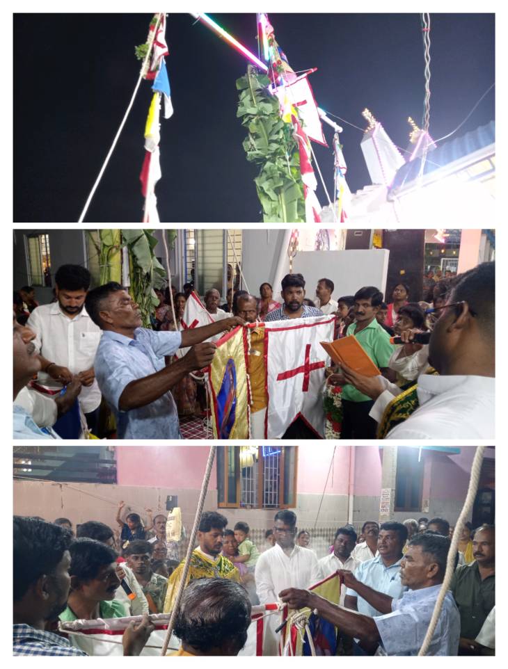தூத்துக்குடி பாத்திமா நகர் பங்கு சிலுவையா ஆலய திருவிழா இன்று மாலை கொடியேற்றத்துடன் தொடங்கியது!!