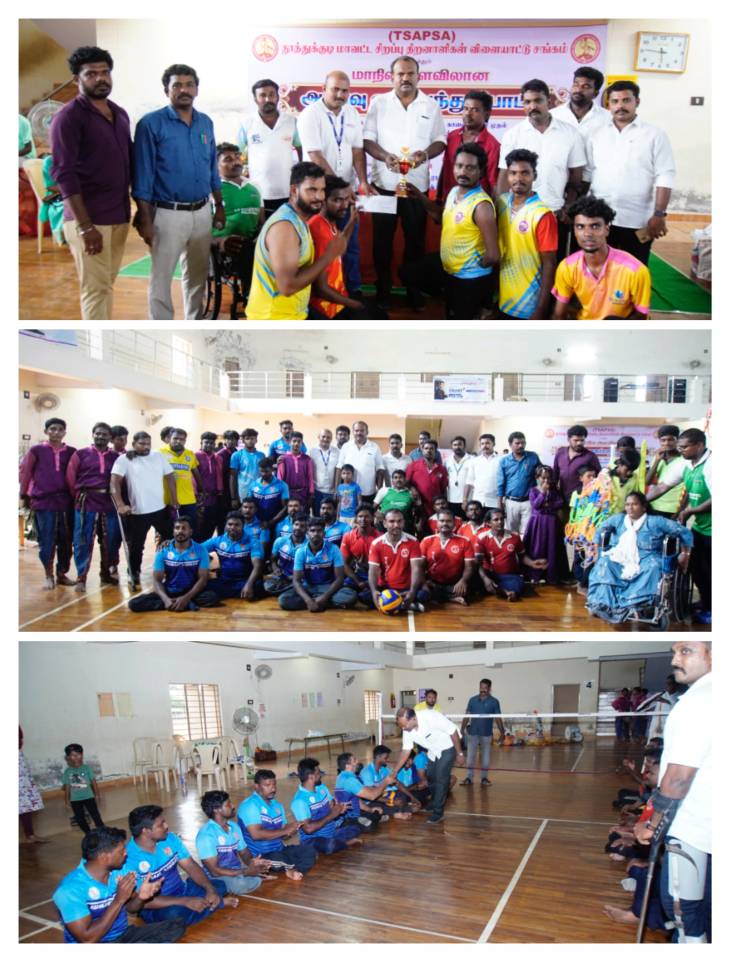 தூத்துக்குடியில் நடைபெற்ற அமர்வு கைப்பந்து போட்டியை மேயர் ஜெகன் பெரியசாமி துவக்கி வைத்து சிறப்புரை!!
