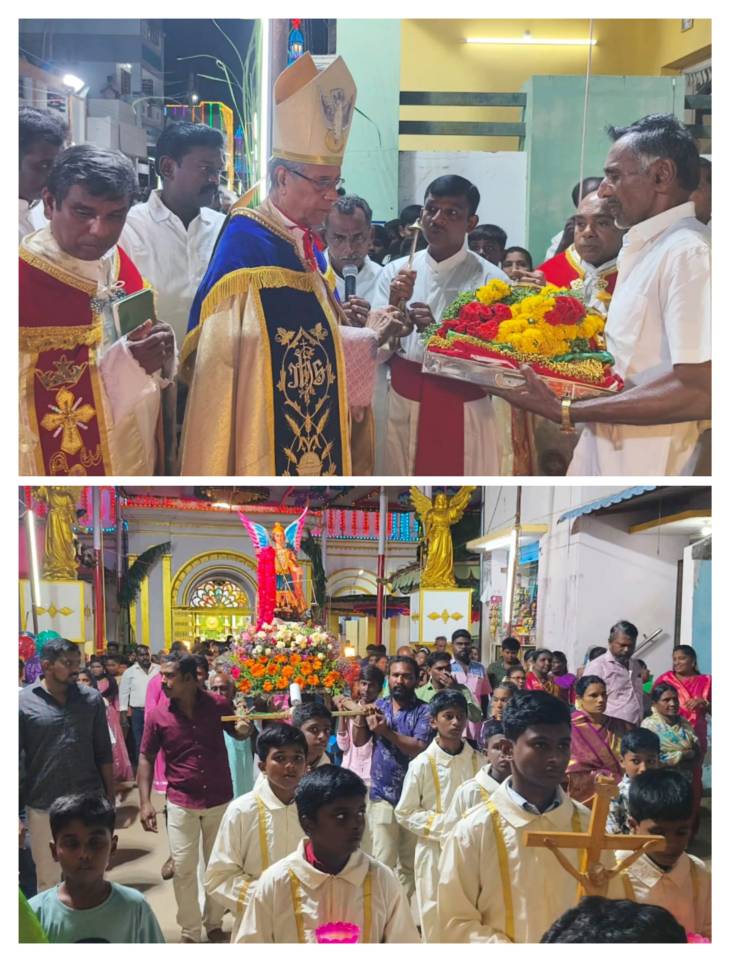 தருவைகுளம் வான்படை தளபதி அதிதூதர் மிக்கேல் ஆலய திருவிழா கொடியேற்றம் கோலாகலம் : ஆயிரக்கணக்கான கிறிஸ்தவர்கள் பங்கேற்பு!!
