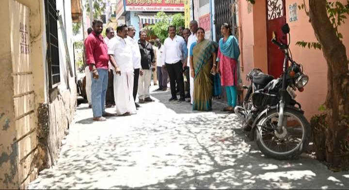 சண்முகபுரத்தில் பேவர் பிளாக் சாலை மற்றும் கழிவு நீர் கால்வாய் பணிகளை அமைச்சர் கீதா ஜீவன் ஆய்வு!!

