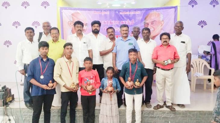 தருவைக்குளத்தில் காந்தி பிறந்த நாள் – காமராஜர் நினைவு நாளையொட்டி பேச்சுப்போட்டி, ஓவியப்போட்டி சிறப்பாக நடைபெற்றது!!!