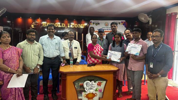 செங்கல்பட்டு மாவட்ட அளவிலான 2025-26 கல்வியாண்டுக்கான வினாடி வினா மன்றப் போட்டிகள் சிறப்பாக நடைபெற்றது!!
