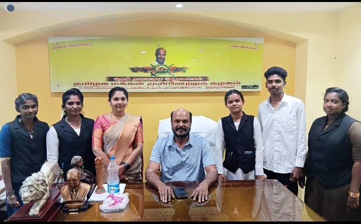 ஜான் பாண்டியனை மரியாதை நிமித்தமாக சந்தித்தார் மக்கள் நல உரிமை அமைப்பாளர் அருணாதேவி ரமேஷ்பாண்டியன்!!
