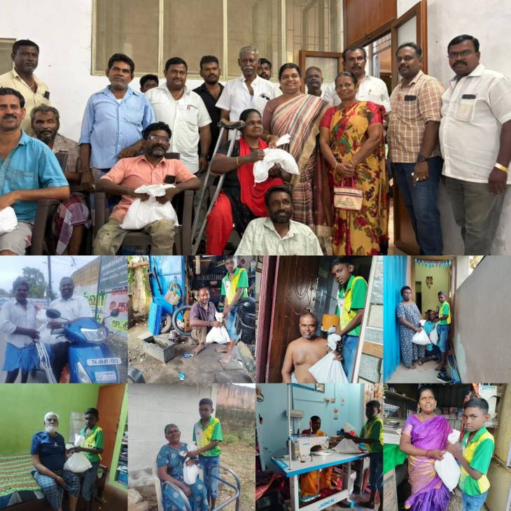 கருணையால் ஒளிரும் அமைச்சர் கீதாஜீவன் — 208 குடும்பங்களுக்கு தீபாவளி மகிழ்ச்சி!