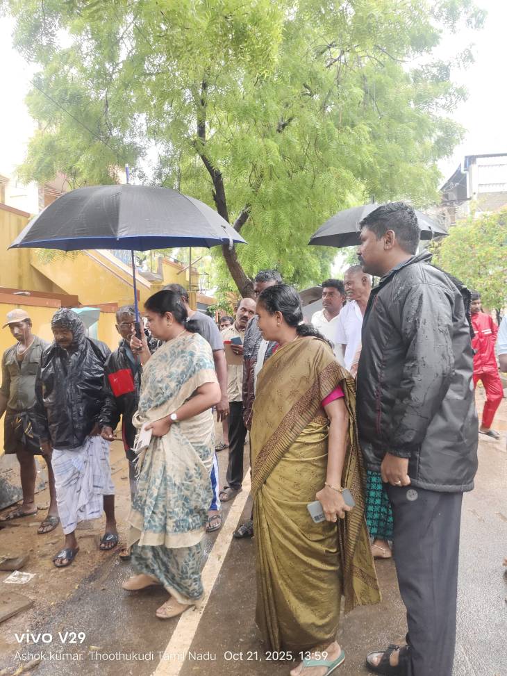 ஒரு செய்தி... ஒரு உத்தரவு... ஒரு தீர்வு! — பூபாலராயர்புரம் பிரச்சனையை நேரில் பார்த்த அமைச்சர் கீதா ஜீவன்!