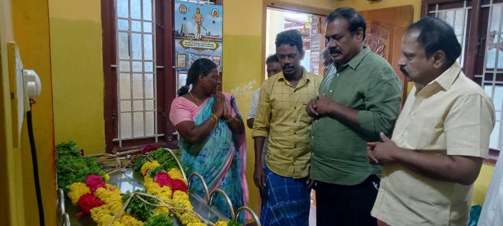 தூத்துக்குடியில் தெய்வத்திரு. நடராஜன் நாயக்கர் மனைவி சந்தண மாரி மறைவு – தூத்துக்குடி மாவட்ட மதிமுக மரியாதை!!
