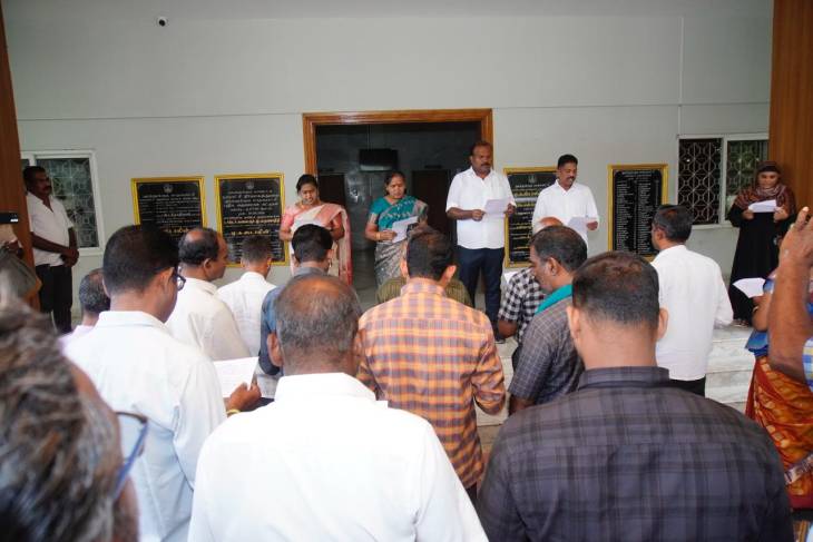 நேர்மையே நம் நம்பிக்கை - தூத்துக்குடி மேயர் ஜெகன் பெரியசாமி உறுதிமொழி!!