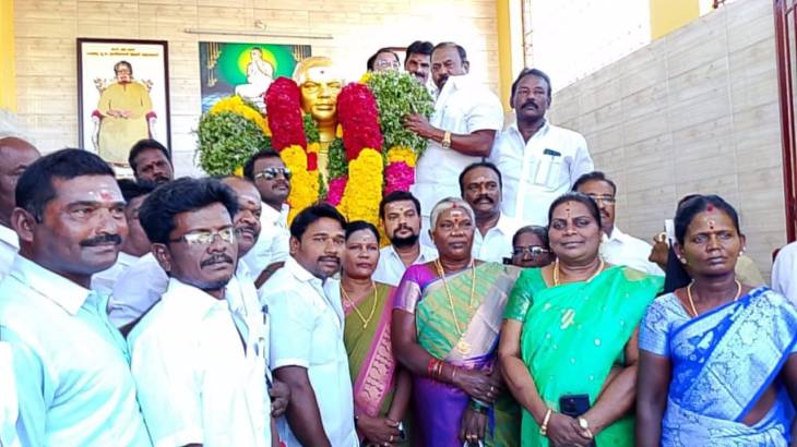 தேவர் திருமகனாருக்கு அதிமுக வர்த்தக அணியினர் மரியாதை — முன்னாள் அமைச்சர் சி.த.செல்லப்பாண்டியன் தலைமையில் நிகழ்வு!!