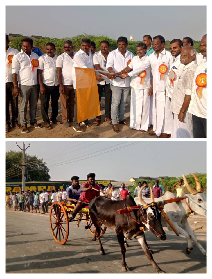 ஓட்டப்பிடாரம் எம்எல்ஏ எம்.சி. சண்முகையா தலைமையில் டேவிஸ்புரத்தில் 5ஆவது ஆண்டு மாட்டு வண்டி பந்தயம் – தேவர் ஜெயந்தியை முன்னிட்டு உற்சாக கொண்டாட்டம்!