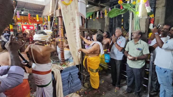 திருமந்திரநகர் ஸ்ரீ சங்கரராமேஸ்வரர் திருவிழாவில் தேரோட்டத்தை தொடங்க உள்ள அமைச்சர் கீதா ஜீவன்!!