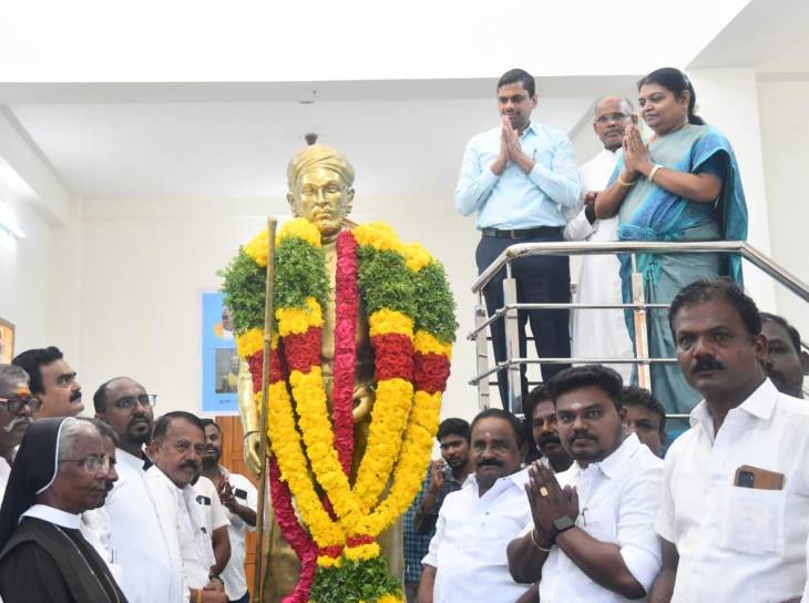 வீரமாமுனிவர் பிறந்தநாள் விழாவில் காமநாயக்கன்பட்டியில் மரியாதை!!