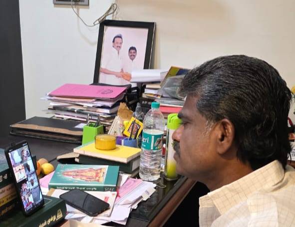 வாக்காளர் பட்டியல் தீவிர சீராய்வு ஆலோசனைக் கூட்டத்தில் ஒட்டப்பிடாரம் எம்எல்ஏ எம்.சி. சண்முகையா கலந்து கொண்டார்!!
