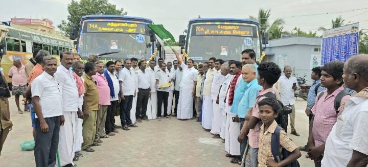 விளாத்திகுளத்தில் மேம்பாட்டுக்கு புதிய வேகம் – G.V. மார்கண்டேயன் எம்எல்ஏ முன்முயற்சியில் சாலை, குடிநீர், போக்குவரத்து சேவைகள் விரிவாக்கம்!!