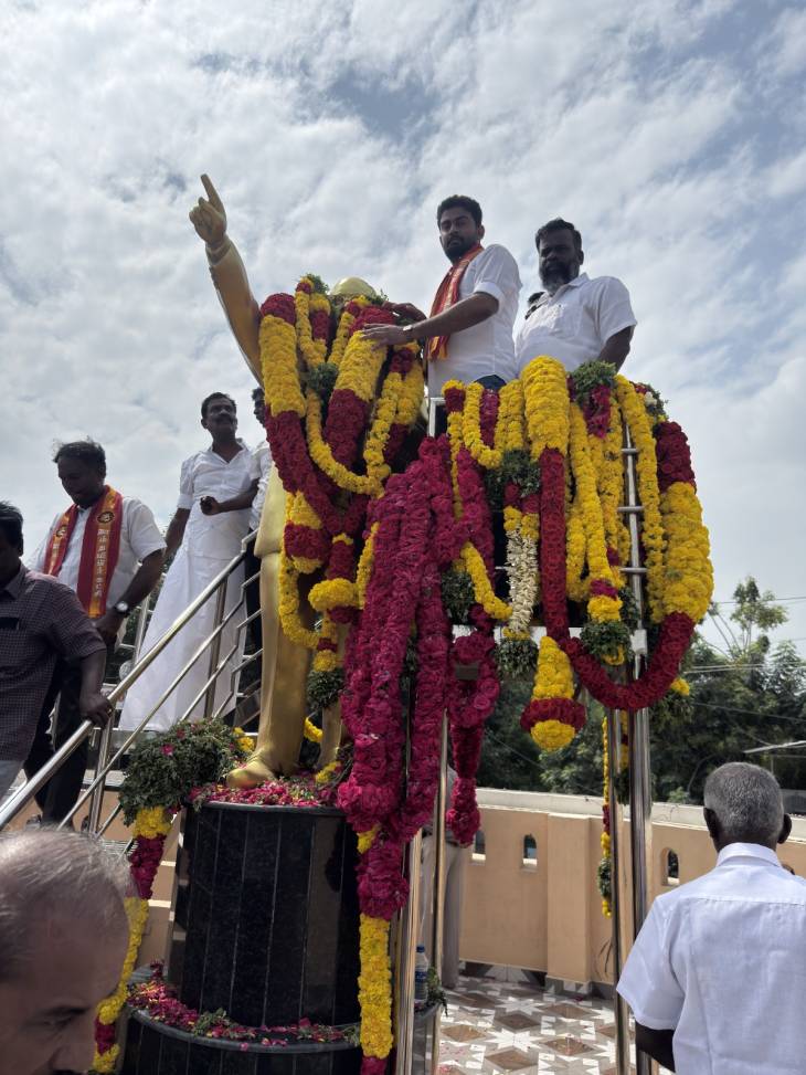 தூத்துக்குடியில் நாம் தமிழர் கட்சி வழியாக அம்பேத்கருக்கு மரியாதை!!