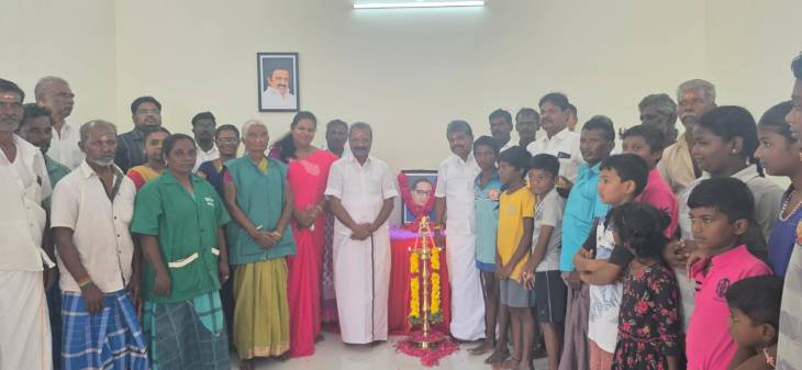 சண்முகையா எம்எல்ஏ முன்னிலையில் வடக்கு காலங்கரையில் கிராம அறிவு மையம் திறப்பு!!
