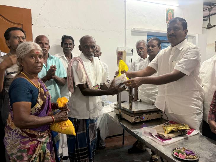 G.V. மார்கண்டேயன் எம்எல்ஏ தலைமையில் அருணாச்சலபுரத்தில் புதிய பகுதிநேர நியாய விலைக் கட்டிடம் திறப்பு!!
