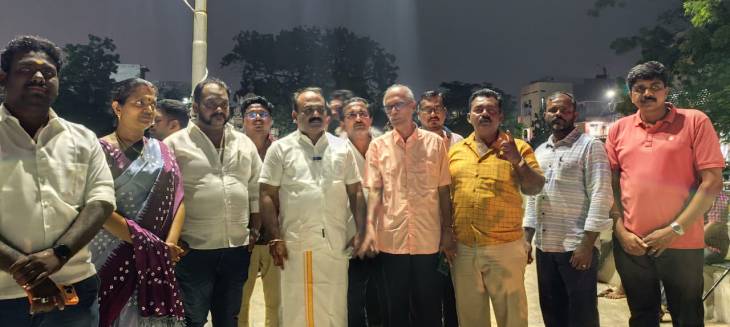 “பாஜக தூத்துக்குடி தெற்கு மாவட்ட தலைவர் சித்ராங்கதன் கேள்வி: 75 லட்சம் பூங்கா ஏன் ஒரே மாதத்தில் சரிந்தது?”