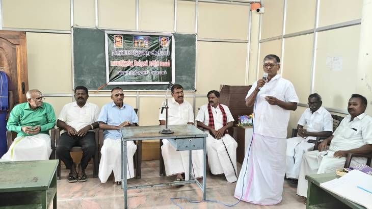 விளாத்திகுளம் எம்எல்ஏ G.V.மார்கண்டேயன் பங்கேற்பில்
சைவ சித்தாந்த வகுப்பு நிறைவு விழா!!