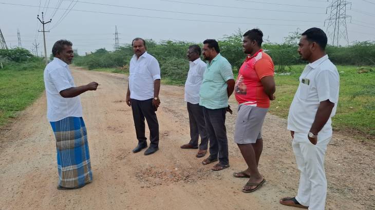 தூத்துக்குடியில் புதிய தார் சாலை, வடிகால் பணிகள் – மேயர் ஜெகன் பெரியசாமி நேரில் ஆய்வு!!