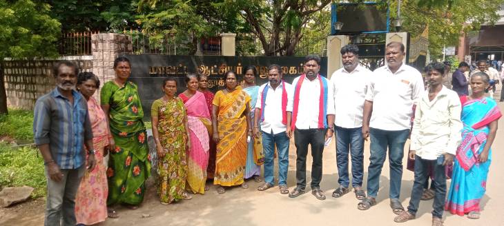 கருணாநிதி நகரில் 100 ஆண்டுகளாக வசிக்கும் ஆதிதிராவிடர் பறையர் மக்களுக்கு பட்டா வழங்க வேண்டும் – விடுதலை சிறுத்தை கட்சி வலியுறுத்தல்!!