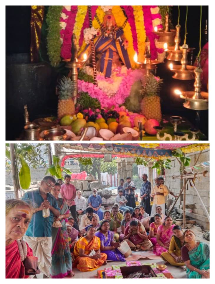 சபரிமலை நாதன் அருளில் தூத்துக்குடி களைகட்டியது
ஐயப்பன் கோவிலில் மண்டல பூஜை நிறைவு – 2000 பேருக்கு மெகா அன்னதானம்!!