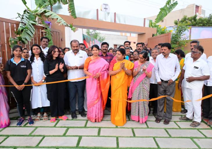 முத்தையாபுரத்தில் பெண்களுக்கென ‘பிங்க்’ பூங்கா திறப்பு — பெண்களுக்கு முன்னுரிமை தரும் திமுக ஆட்சி: கனிமொழி கருணாநிதி எம்.பி பெருமிதம்!!