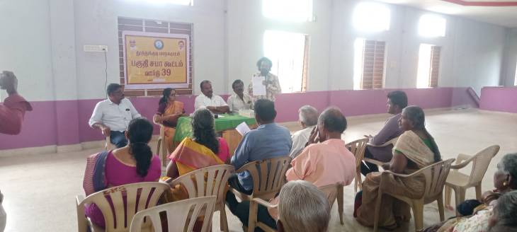 மேயர் ஜெகன் பெரியசாமி – ஆணையர் பிரியங்கா நேரில் குறைகள் கேட்பு 39வது வார்டில் பகுதி சபா கூட்டம்!!