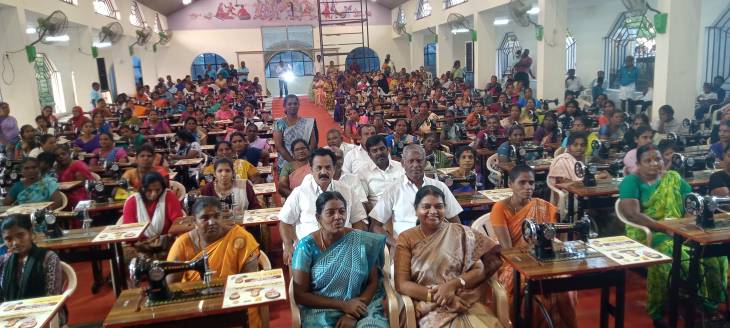 அமைச்சர் கீதாஜீவன் தலைமையில் கனிமொழி கருணாநிதி பிறந்தநாள் விழா – தூத்துக்குடியில் நலத்திட்ட உதவிகள் வழங்கல்!!