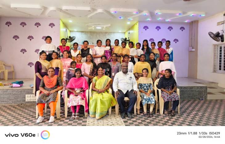 ஏ. பி. சி. மகாலட்சுமி மகளிர் கல்லூரி நலப்பணித்திட்ட சிறப்பு முகாம் நிறைவு: மாணவிகளின் சமூக சேவை உறுதி வலுப்பெற்றது!!