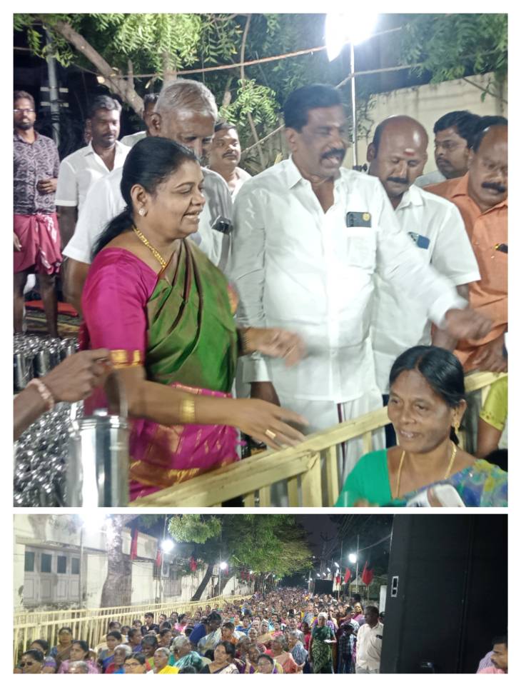 அமைச்சர் பி. கீதா ஜீவன் தலைமையில் குழந்தைகளுக்கு தங்க மோதிரம், நலத்திட்ட உதவிகள் – பழைய பேருந்து நிலையத்தில் தொடங்கிய கொண்டாட்டம்!!