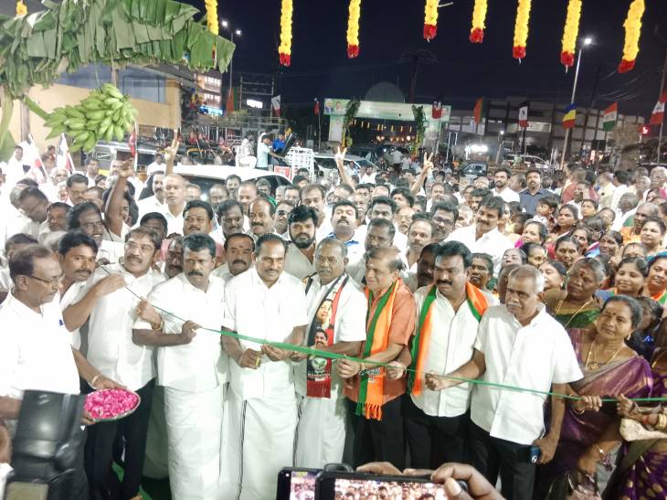 தூத்துக்குடியில் தேசிய ஜனநாயக கூட்டணி தேர்தல் அலுவலகம் திறப்பு!!