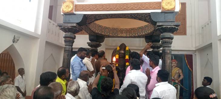 பாஞ்சாலங்குறிச்சி வீரசக்கதேவி ஆலய 70-வது ஆண்டு சித்திரை திருவிழா: கால்நட்டு விழா சிறப்பாக நடைபெற்றது!!