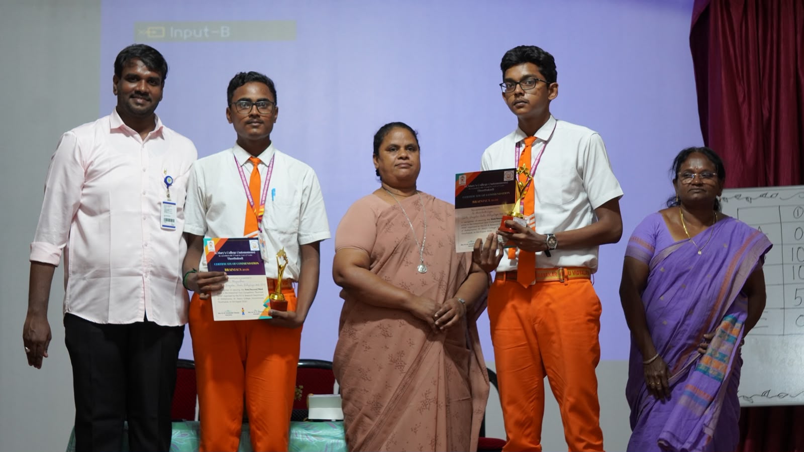 தூய மரியன்னை கல்லூரியில் 'Brainiacs–2026' மாநில அளவிலான பள்ளிகளுக்கிடையேயான வினாடி-வினா போட்டி: மாணவர்கள் அறிவுத் திறனை வெளிப்படுத்திய உற்சாக விழா!!