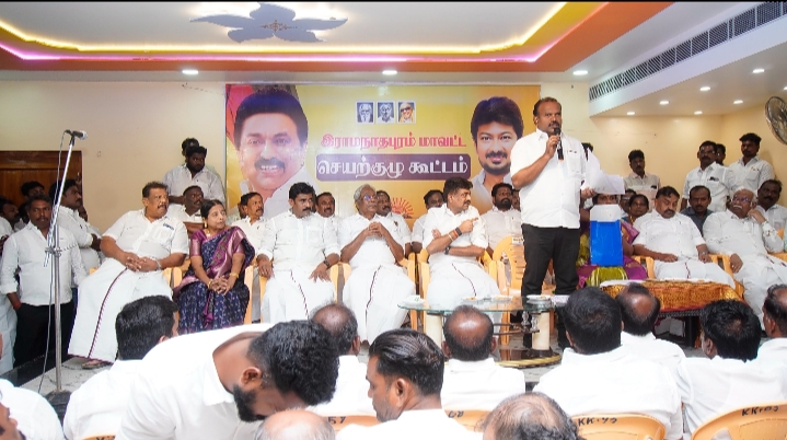 ராமநாதபுரம் மாவட்டத்தில் 4 தொகுதிகளையும் திமுக மீண்டும் கைப்பற்றும்: மேயர் ஜெகன் பெரியசாமி!!