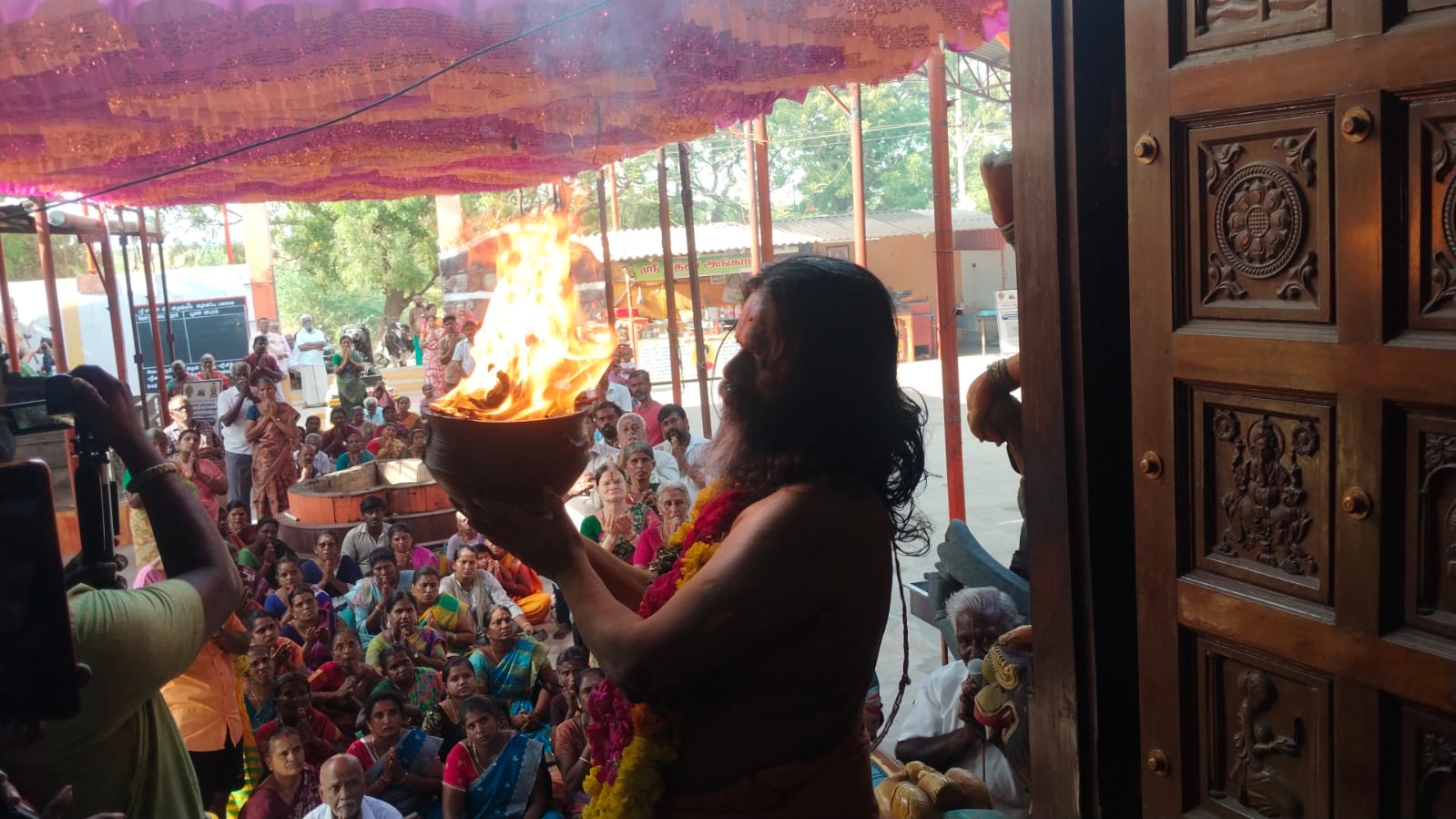 பிரத்தியங்கிரா தேவி பீடத்தில் அமாவாசை சிறப்பு வழிபாடு –திரளான பக்தர்கள் பங்கேற்பு!!