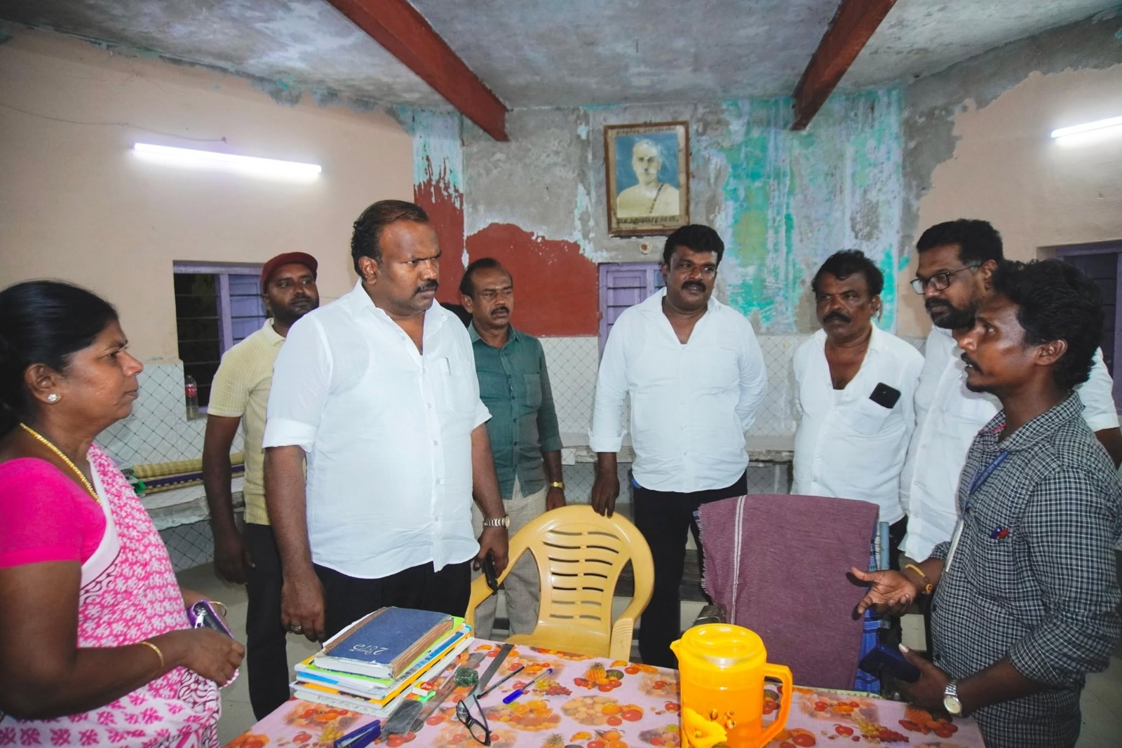 வி.வி.டி. பூங்கா மேல்நிலை நீர்த்தேக்கத் தொட்டியில் மேயர் ஜெகன் பெரியசாமி ஆய்வு!!